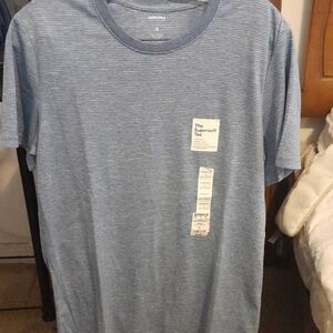 Sonoma Blue Short Sleeve Tee Classic Crew Neck